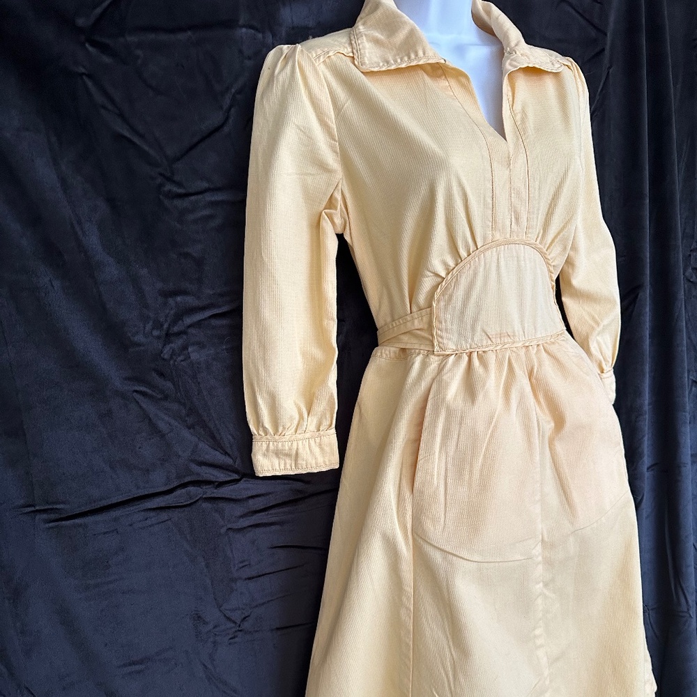 Sound Girl vintage style yellow dress size S - Picture 4 of 7